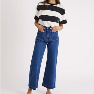 Rolla’s sailor jeans in dark Ashley blue size 32